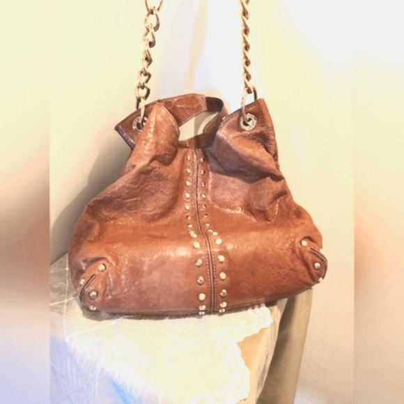 Micheal Kors Uptown Astor Tortuga studded hobo bag - Picture 10 of 10